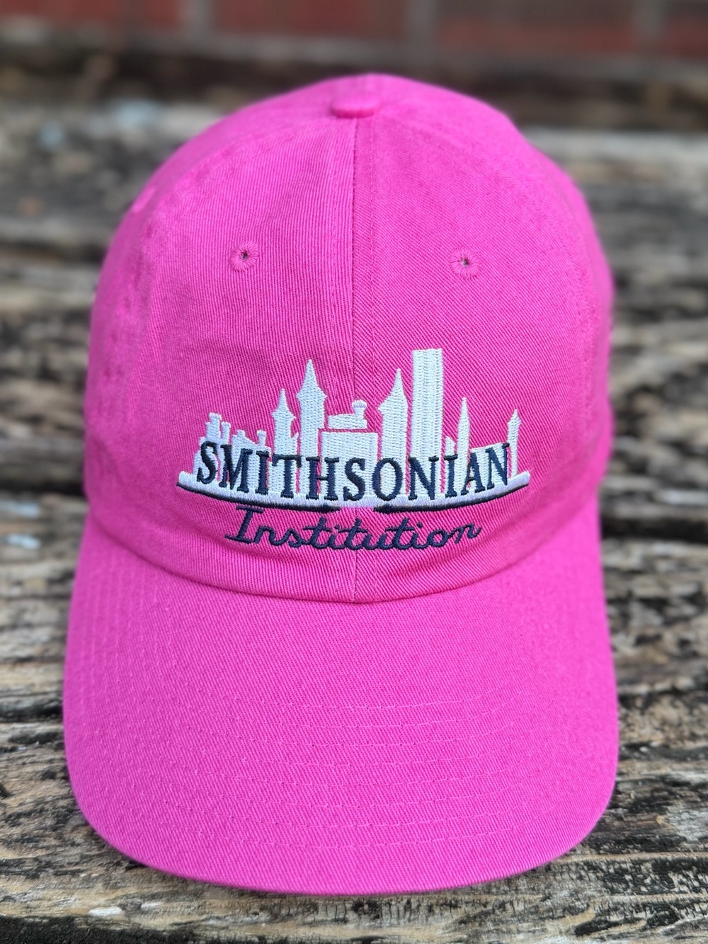 Smithsonian Institution Washington DC National Museums Pink Adjustable Cap F7